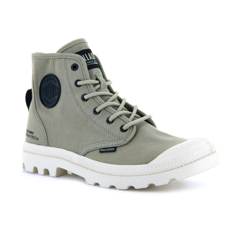 Palladium Pampa Hi Htg Supply Men's Boots Green | UK C143-KGU